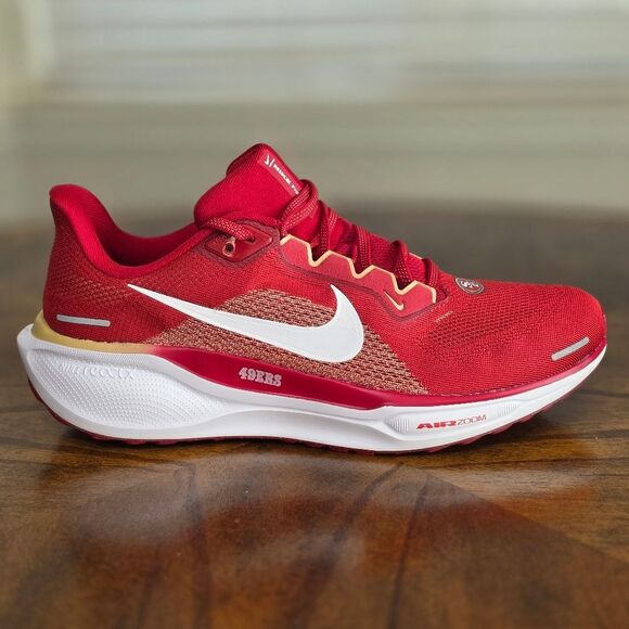 Nike Zoom Pegasus 41 NFL San Francisco 49ers Team Issued PE Men's 9.5 FZ5070-600 - Picture 9 of 16